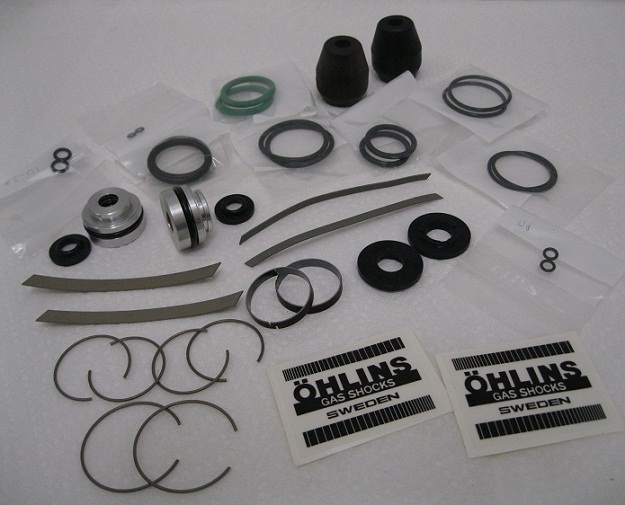 Ohlins Vintage Mx Twins_S36 Seals_Rebuild_parts Kit_Seal heads_Bushings_Rebuilds parts with Bumpers_S36_oil_update_decals Vintage_12